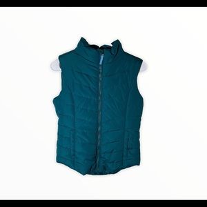 Aeropostale Small Green Puffer Vest